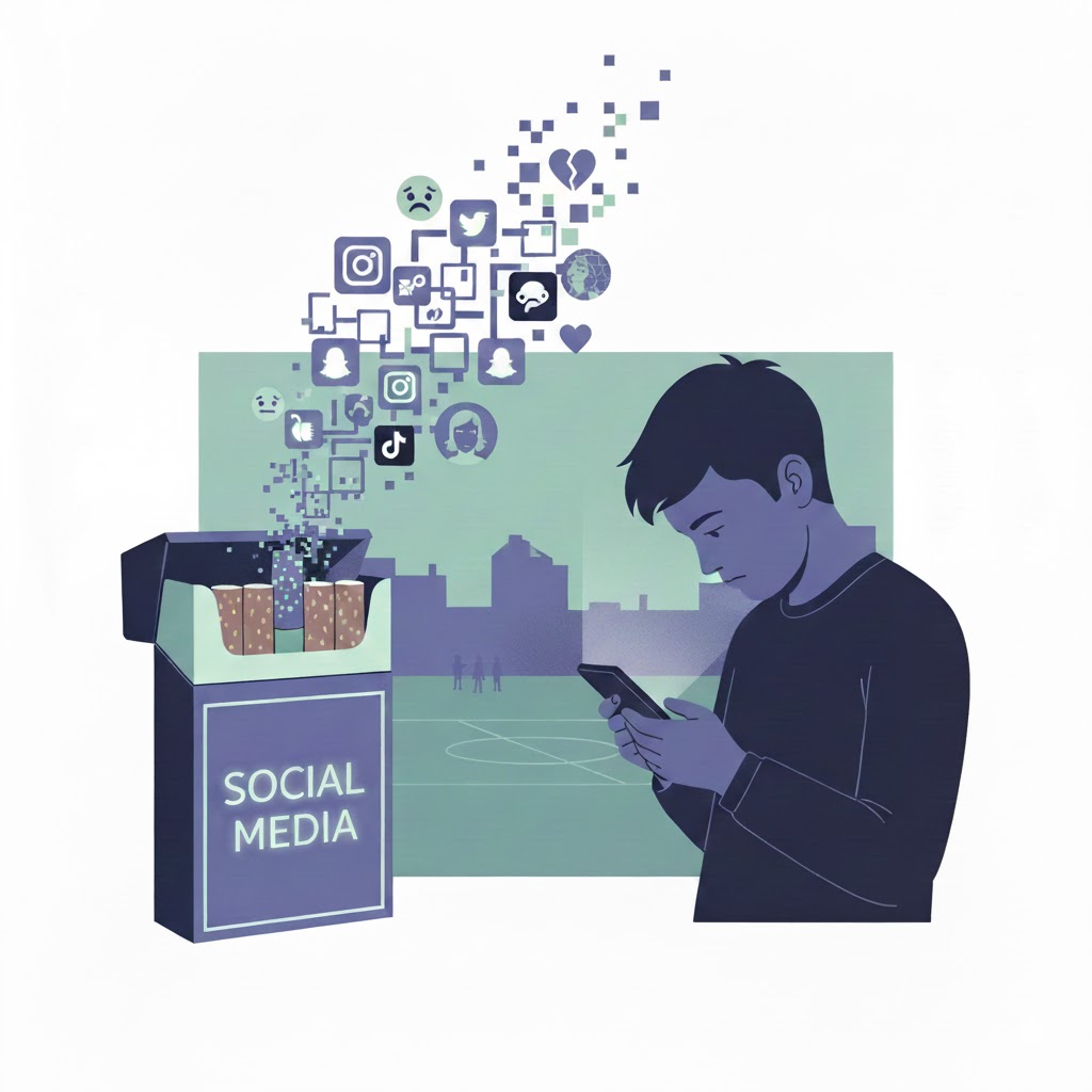 Sociale media: het nieuwe roken?